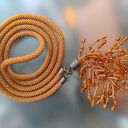 Naszyjnik Lariat Z Bursztynkami