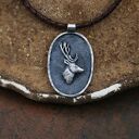 Wisior z jeleniem szlachetnym ze srebra