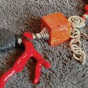 Niezwykły naszyjnik etno/boho z ciekawym koralem i lawą prezent lux UNIKAT