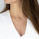 Srebrny naszyjnik z gwiazdką Be brave