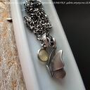 żółte cytryn lato naszyjnik z cytrynu i srebra