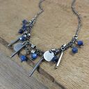 Delikatny naszyjnik z kyanitu