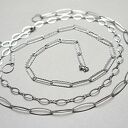 eleganckie naszyjniki stal szlachetna alloys collection chain silver vol