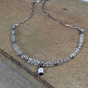 Naszyjnik - kwarc z delikatną zawieszką