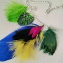 Naszyjnik -pióra boho polecam