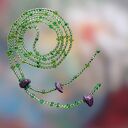 Naszyjnik Zielony Z Koralików