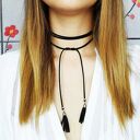 Czarny Choker - Simple