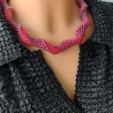 Naszyjnik Twisted Red