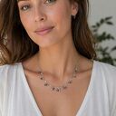 Delikatny naszyjnik z labradorytu