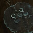 Srebrny naszyjnik z bezbarwnym kryształem SWAROVSKI® CRYSTAL