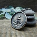 Silver Yoga Necklace