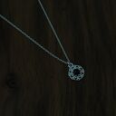 Srebrny naszyjnik z onyksem