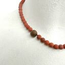 Agat z druzą i jaspis królewski Naszyjnik z detalem