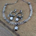 Naszyjnik - kwarc z delikatną zawieszką