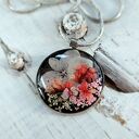 Wisior naszyjnik z żywicy