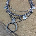 Naszyjnik kaskadowy z iolitem