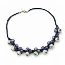 Naszyjnik feboo navy bloom