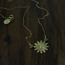 oryginalne naszyjniki złoty ze stokrotką