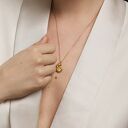 Złoty naszyjnik z muszlą