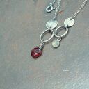 Granat z labradorytem - minimalistyczny 03