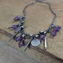 Delikatny naszyjnik z ametystu