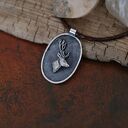 Wisior z jeleniem szlachetnym ze srebra