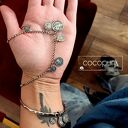 Naszyjnik z monetami Boho/ Gypsy. srebro 925.