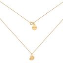 ręczne wykonanie złoty naszyjnik z muszelką