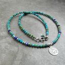 turkusowy naszyjnik srebro 925