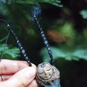 Naszyjnik FOREST SPIRIT z Elfem i Chryzokolą