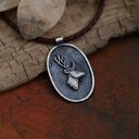 Wisior z jeleniem szlachetnym ze srebra