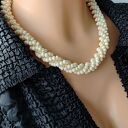 Naszyjnik Perłowy Sznur Koralikowy