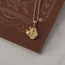 Mini wisiorek z szopem ze złoconego srebra