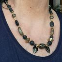 Naszyjnik handmade ciekawy styl etno znakomity prezent dla każdej kobiety kochającej unikaty biżu