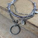 Naszyjnik kaskadowy z iolitem