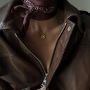 Naszyjnik z kwiatem z różowego złota