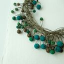 Tajemniczy ogród Naszyjnik lniany