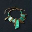 ELEGANCKO Agat i hemetyt Naszyjnik unikatowy ręcznie robiony PREZENT luksusowy niepowtarzalny