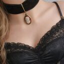 Naszyjnik Retro Choker Camea