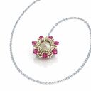 Różowy Naszyjnik "Crystal Fuchsia Maxima" z kryształami Preciosa