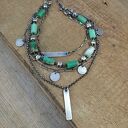 Naszyjnik - warstwowy z chryzoprazem