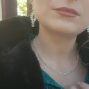 Naszyjnik ślubny Crystal AB z kryształów Preciosa