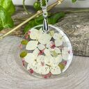 Botaniczny wisiorek z żywicy z2038