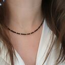 Naszyjnik z czarnego turmalinu