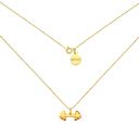 Złoty naszyjnik z hantlą