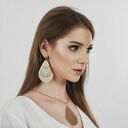 Duży wisior kropla z ażurowym wzorem Kaliope c986