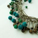 Tajemniczy ogród Naszyjnik lniany