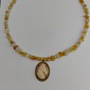 Naszyjnik Koń W Karneolu Korale Kamień