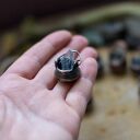 Kociołek wiedzmy - naszyjnik z kryształem górskim