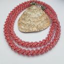 Naszyjnik Twisted Crystal Red 1286